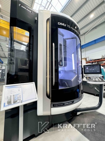 Präzisionsbearbeitung mit gebrauchten CNC Bearbeitungszentrum DMG MORI DMU 75 monoBLOCK 90094