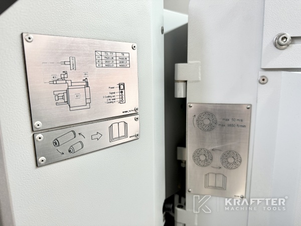 Typenschild CNC Rundschleifmaschine KELLENBERGER 100 bei KRAFFTER 90121