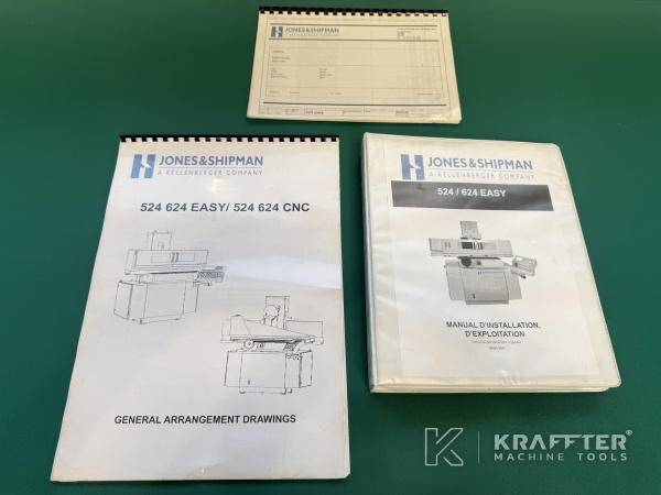 Bedienungsanleitungen für CNC Flachschleifmaschine JONES & SHIPMAN 524 EASY 90158