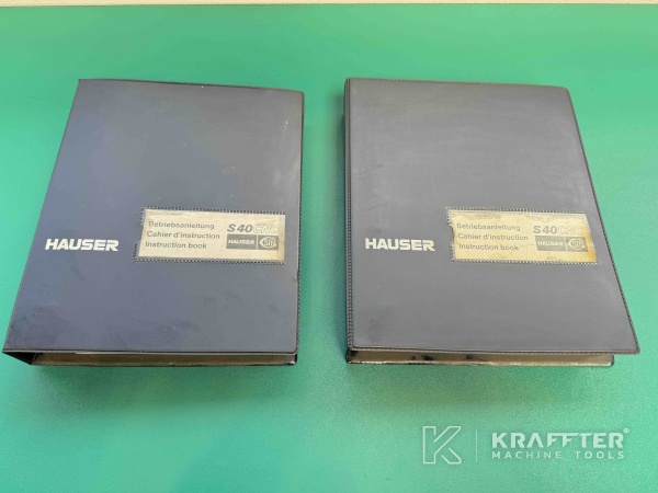 Bedienungsanleitungen für CNC-Koordinatenschleifmaschine HAUSER S40-400 90101
