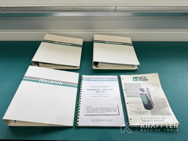 Bedienungsanleitungen für CNC Fräsmaschine FEHLMANN Picomax 54 90160