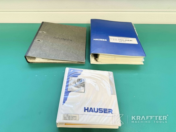 Bedienungsanleitungen für Koordinatenschleifmaschine HAUSER S40-400 90123