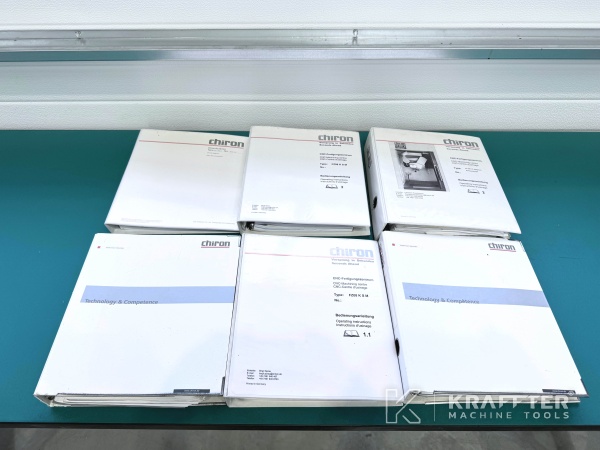 Bedienungsanleitungen für CNC Bearbeitungszentrum CHIRON FZ 08K S HSP 90066