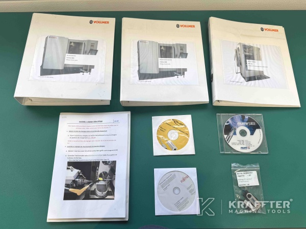 Bedienungsanleitungen für CNC Werkzeugschleifmaschine VOLLMER VGrind 360 90146