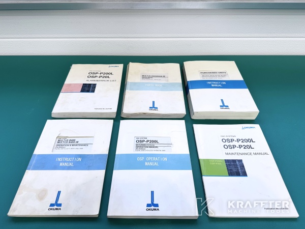 Bedienungsanleitungen für Dreh-und Fräszentrum OKUMA Multus B400 90175