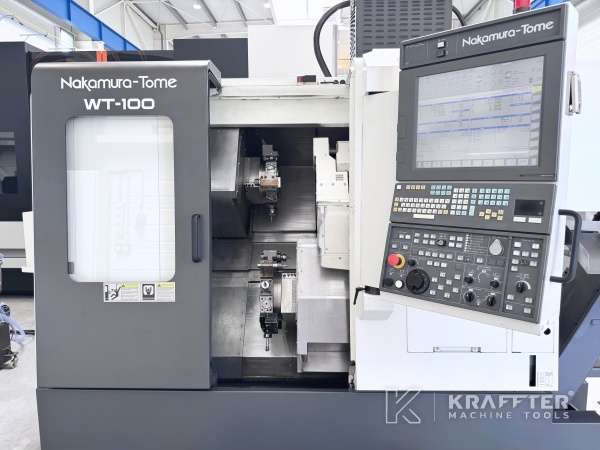 CNC Drehmaschine gebraucht für die Metallbearbeitung - NAKAMURA TOME WT 100  Achsen 90182