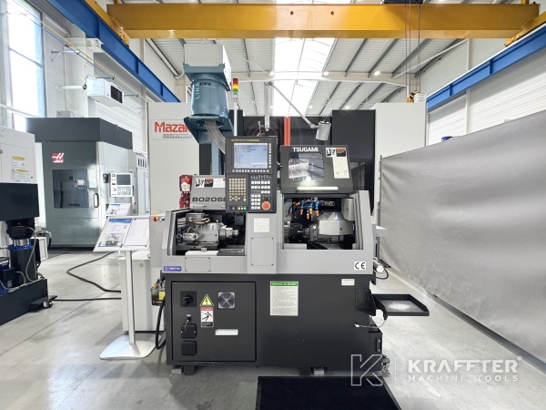 CNC Langdrehautomat für Metall gebraucht, TSUGAMI B0206E-II 6 Achsen 90181