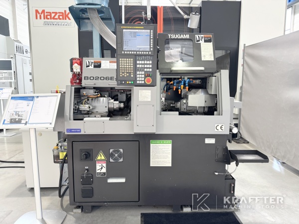 CNC-Langdrehautomat für Metall gebraucht, TSUGAMI B0206E-II 90181