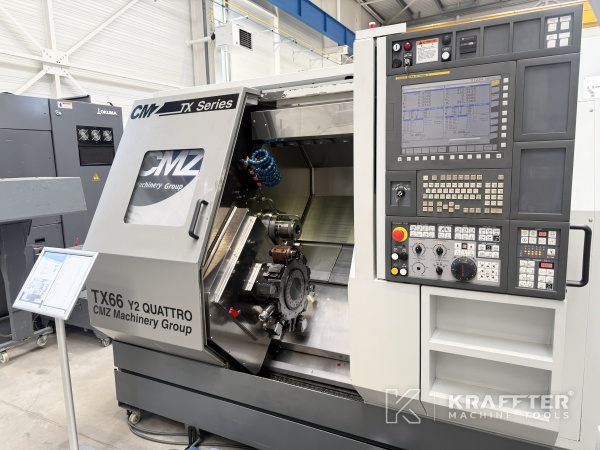Drehmaschine mit numerischer Steuerung CMZ TX66 Y2 Quattro 90119 Werkzeugmaschinen Gebraucht