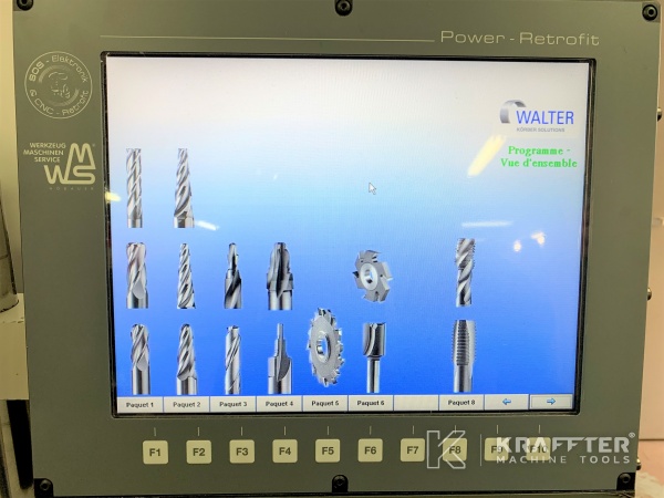 CNC Werkzeugschleifmaschine WALTER Helitronic Power Regrinder 20689-975 - KRAFFTER, Händler für gebrauchte Werkzeugmaschinen