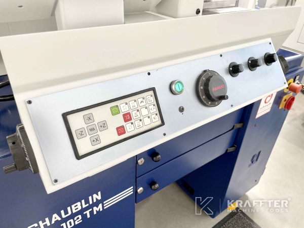 CNC Drehmaschine gebraucht, SCHAUBLIN 102 TM-CNC 90075 3 Achsen zu verkaufen