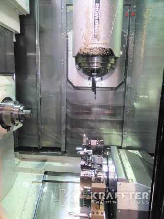 Präzisionsbearbeitung mit gebrauchten Dreh Fräszentrum DMG MORI NTX 1000 20689-925