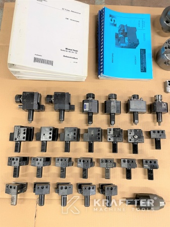 Präzisionsbearbeitung mit gebrauchten CNC Zyklendrehmaschine SCHAUBLIN 125 R-TM 20689-981