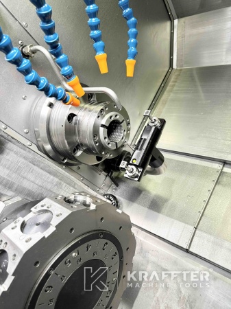 Präzisionsbearbeitung mit gebrauchten CNC Drehmaschine CMZ TX66 Y2 Quattro 90113