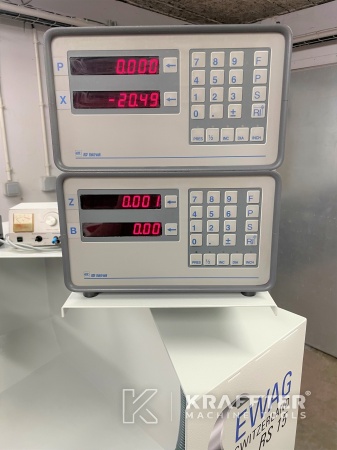 Achsanzeige auf dem Bildschirm EWAG RS 15 20689-979