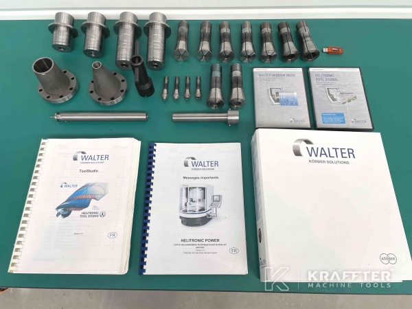 Zubehör, Ausrüstung und Betriebsanleitungen für WALTER Helitronic Power 90076 bei KRAFFTER