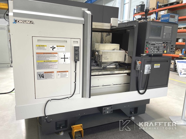 Gebrauchte numerisch gesteuert CNC Rundschleifmaschine OKUMA GP-26T II 20690-023 KRAFFTER – Werkzeugmaschinenhändler