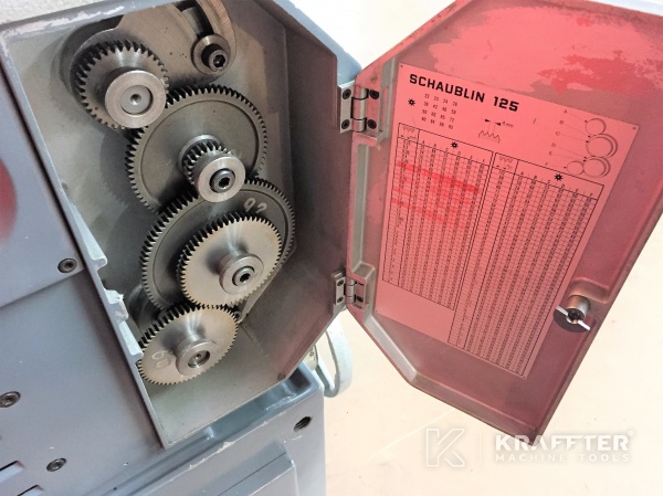 Konventionelle Drehmaschine SCHAUBLIN 125 B 20689-889 Gebrauchte Werkzeugmaschinen