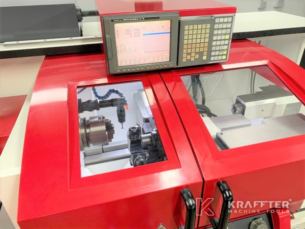 CNC Drehmaschine gebraucht, SCHAUBLIN 180 CNC R-TM A2-5 20689-958 3 Achsen zu verkaufen