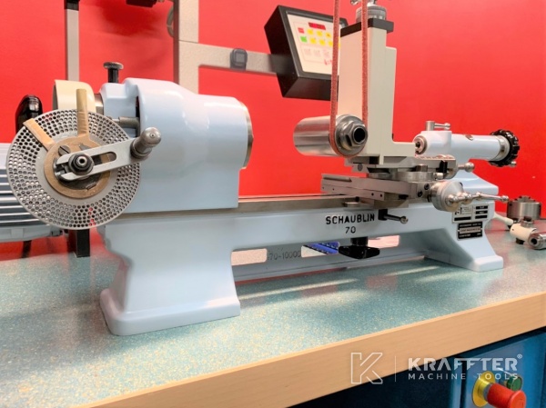 Konventionelle Drehmaschine für die Metallbearbeitung SCHAUBLIN 70-CF 20689-949
