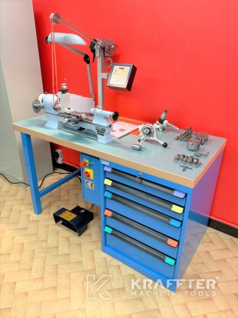 Kleine gebrauchte Metalldrehmaschine SCHAUBLIN 70-CF 20689-949 bei Kraffter